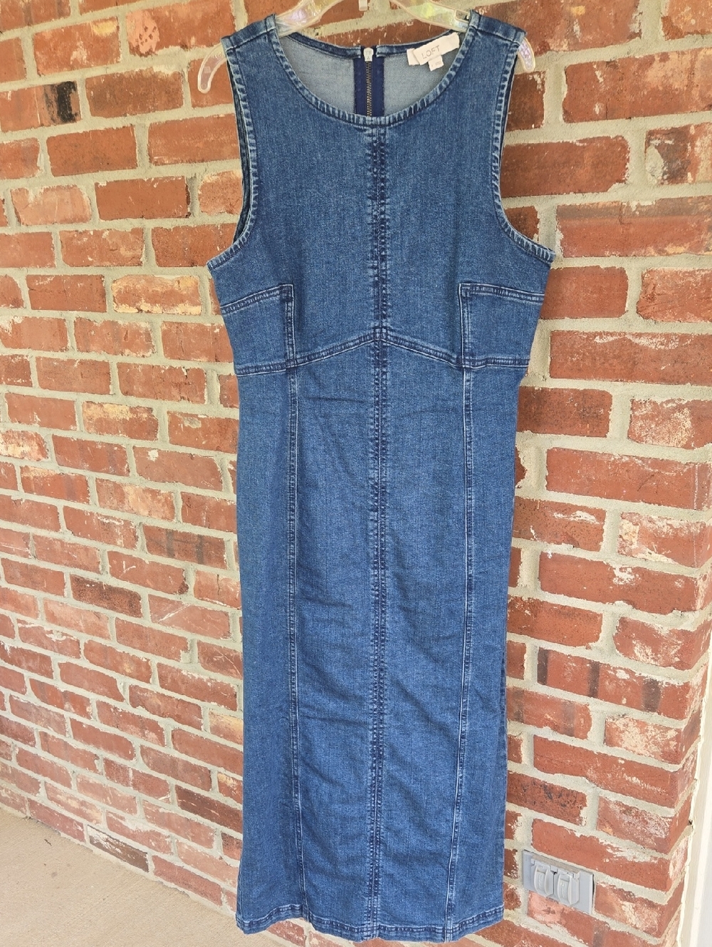 LOFT Blue Denim Dress - Classic Indigo